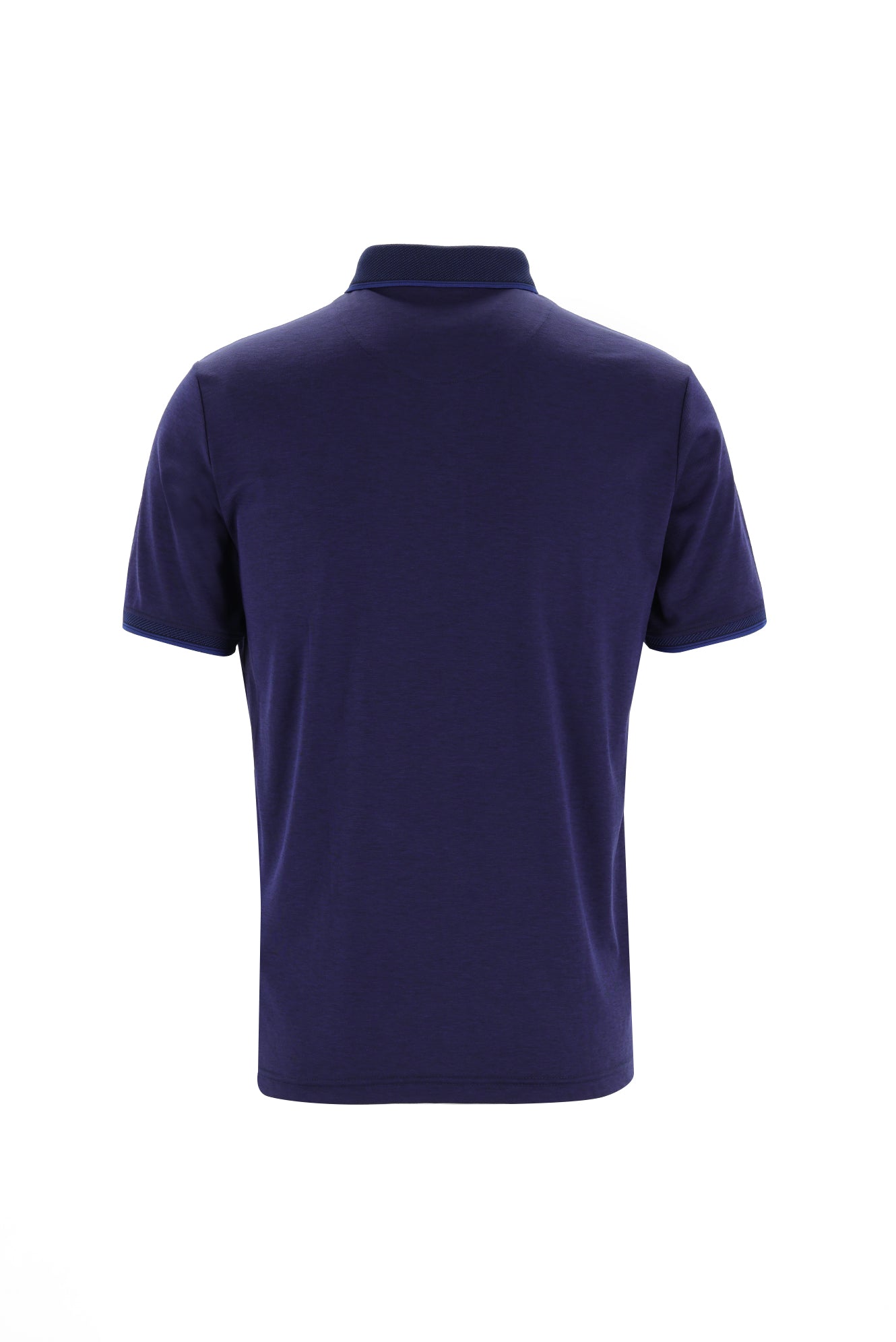 Saks Mavi Polo Yaka Regular Fit T-shirt