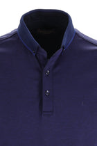Saks Mavi Polo Yaka Regular Fit T-shirt