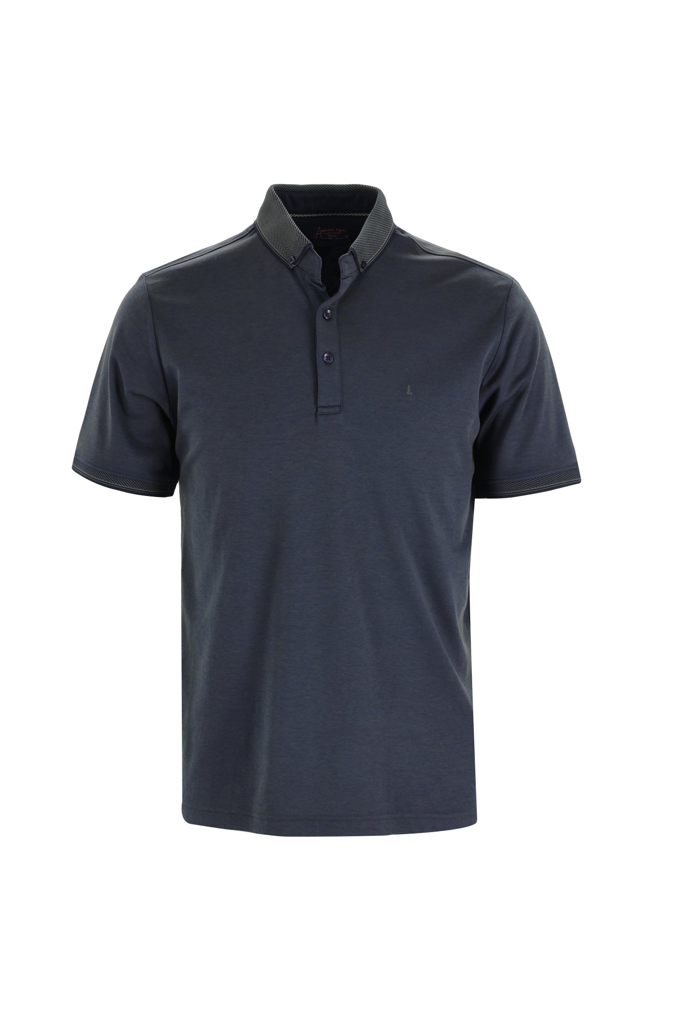 Orta Haki Polo Yaka Regular Fit T-shirt