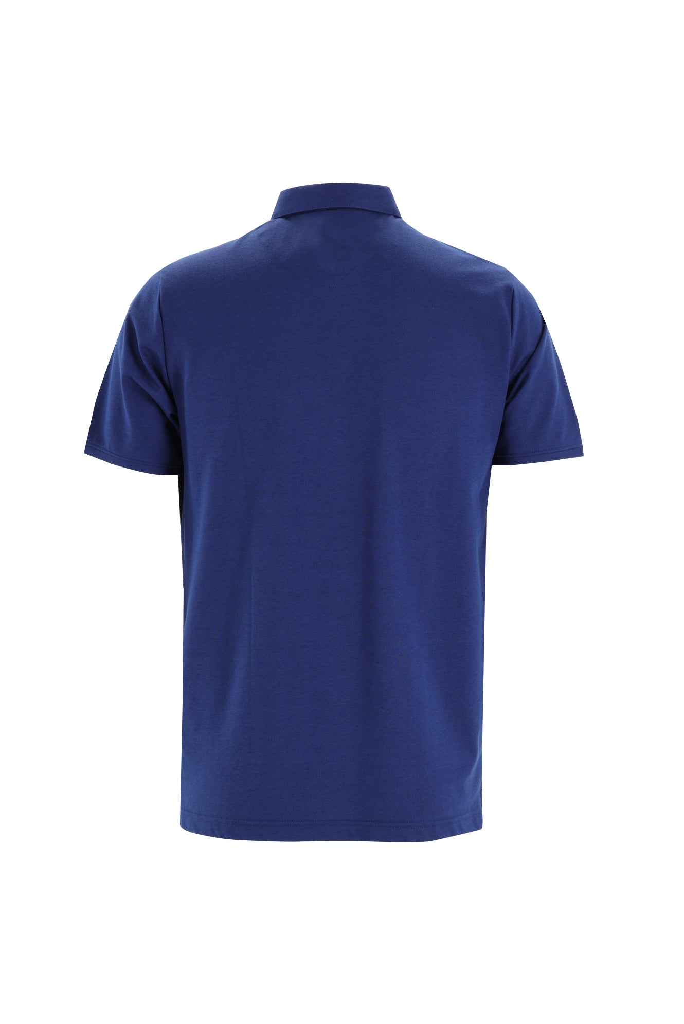 Saks Mavi Polo Yaka Regular Fit T-shirt