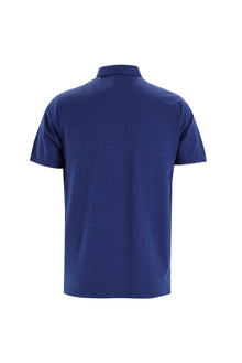 Saks Mavi Polo Yaka Regular Fit T-shirt
