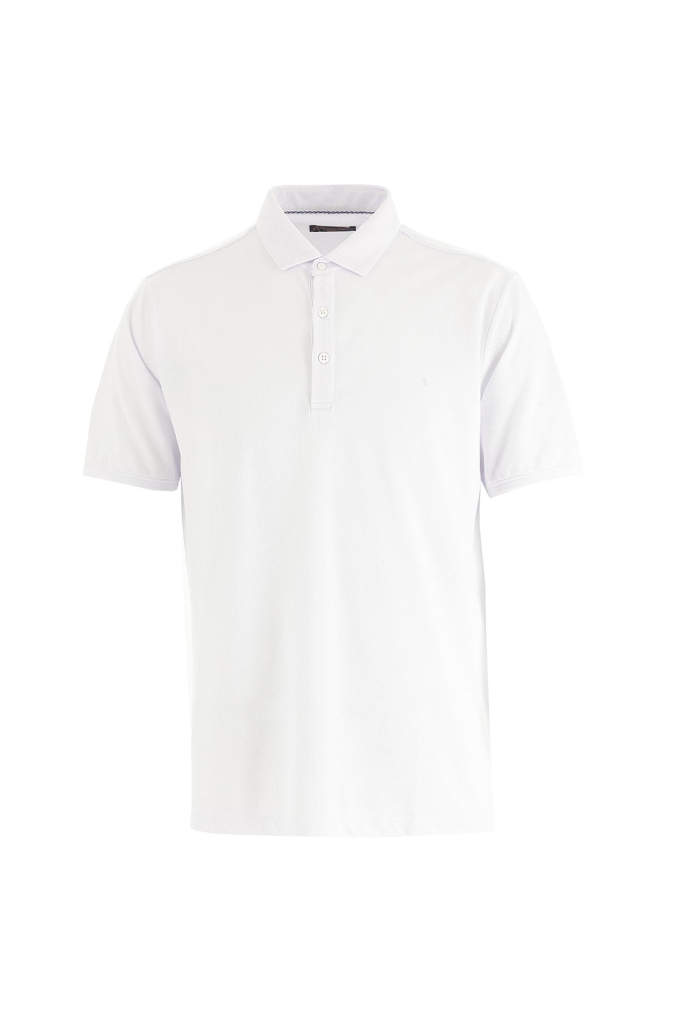 Beyaz Polo Yaka Regular Fit T-shirt