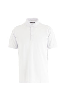 Beyaz Polo Yaka Regular Fit T-shirt