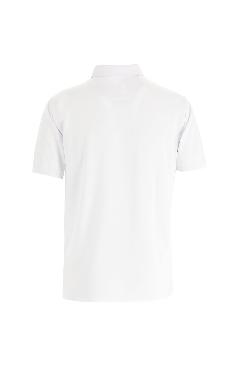 Beyaz Polo Yaka Regular Fit T-shirt