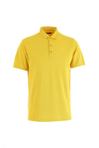 Koyu Sarı Polo Yaka Regular Fit T-shirt