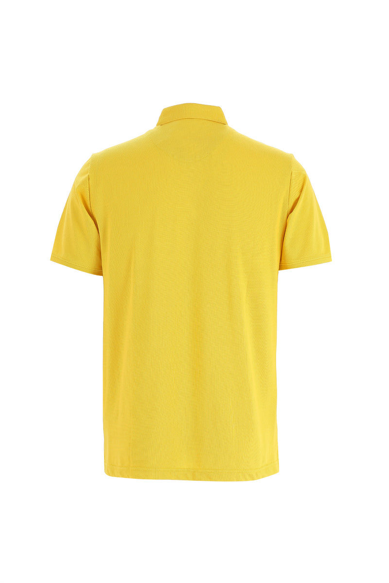 Koyu Sarı Polo Yaka Regular Fit T-shirt