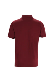Şarap Bordo Polo Yaka Regular Fit T-shirt