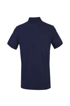 Koyu Lacivert Polo Yaka Regular Fit Baskılı T-shirt