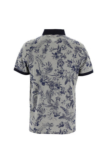 Orta Bej Polo Yaka Slim Fit Dar Kesim Desenli T-shirt-Abdullah Ki??l?