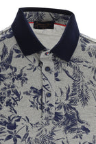 Orta Bej Polo Yaka Slim Fit Dar Kesim Desenli T-shirt-Abdullah Ki??l?