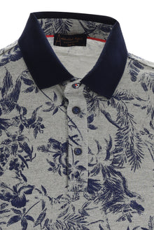 Orta Bej Polo Yaka Slim Fit Dar Kesim Desenli T-shirt-Abdullah Ki??l?
