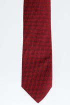 Koyu Kırmızı Desenli Kravat