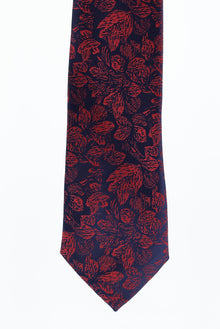 Koyu Kırmızı Desenli Kravat