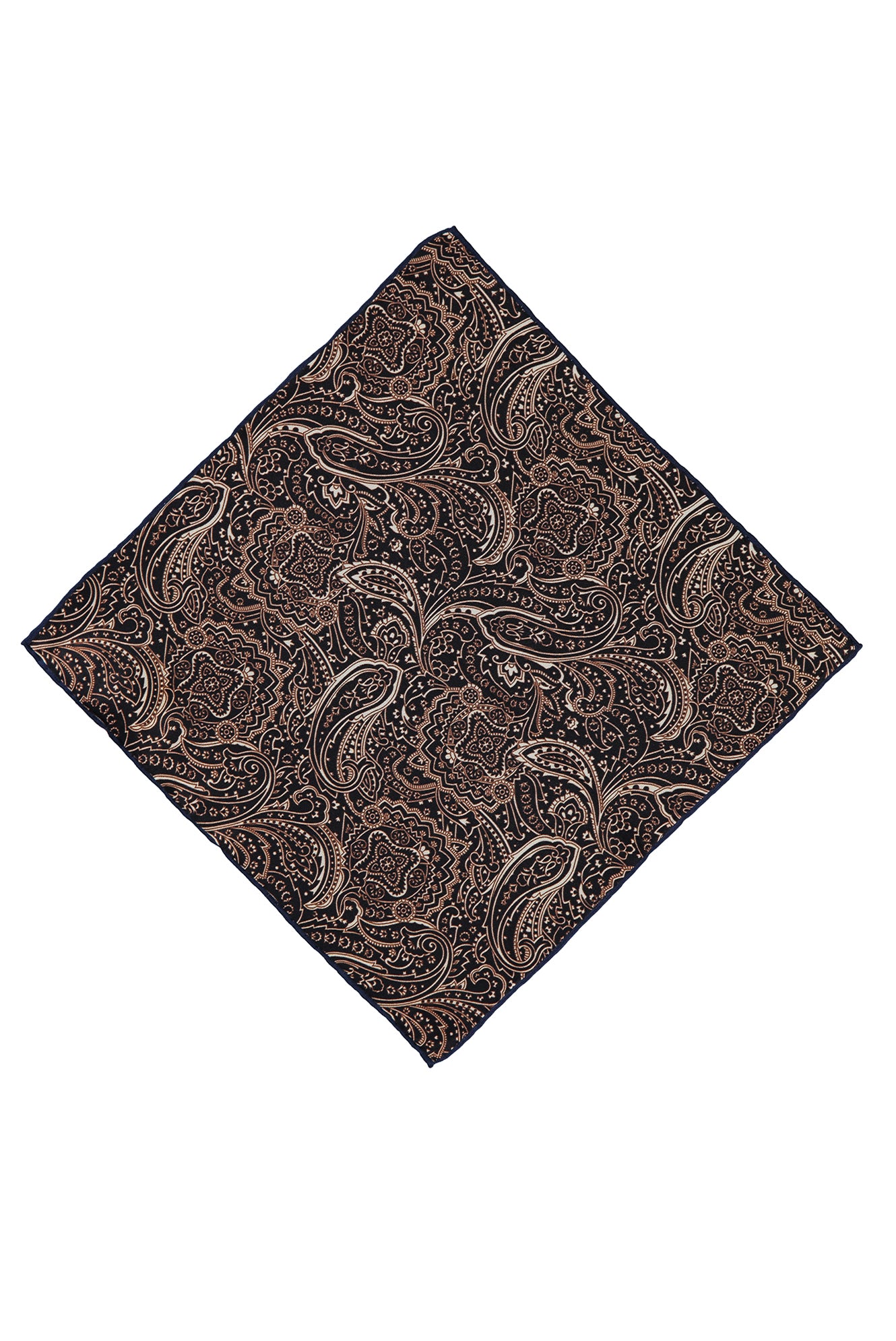 Açık Kahve  Desenli Mendil