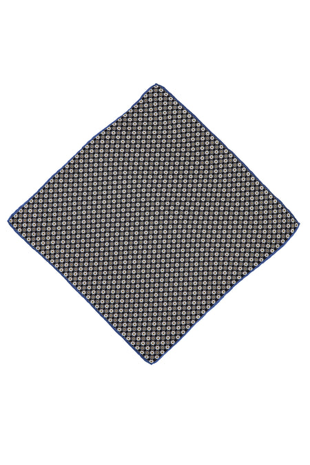 Açık Lacivert Desenli Mendil