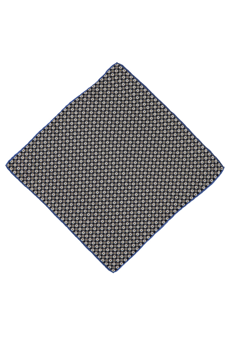 Açık Lacivert Desenli Mendil