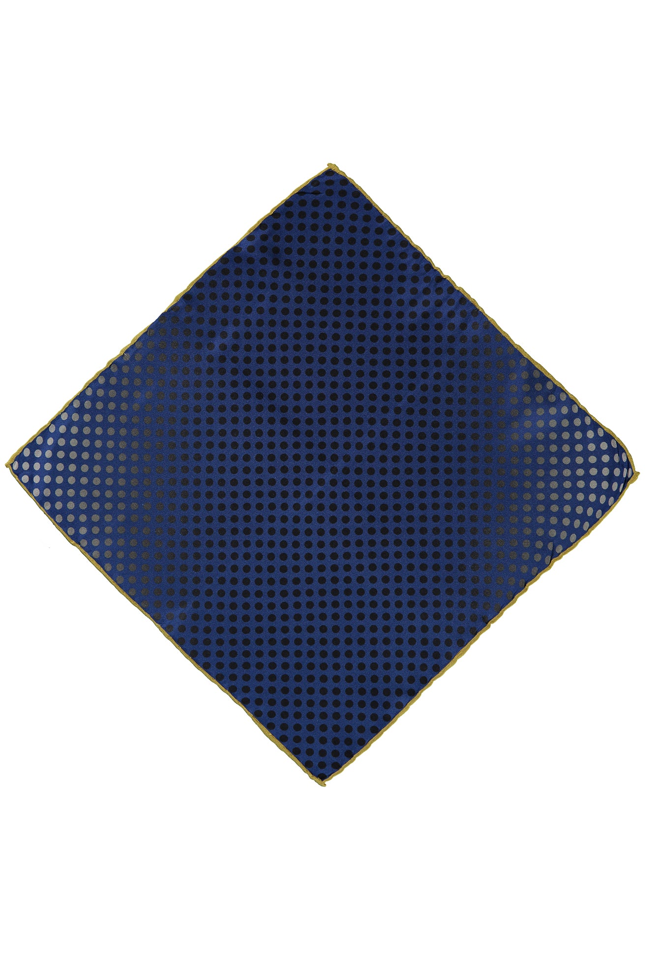 Orta Lacivert Desenli Mendil