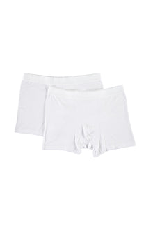 Beyaz 2'li Bambu Boxer Seti