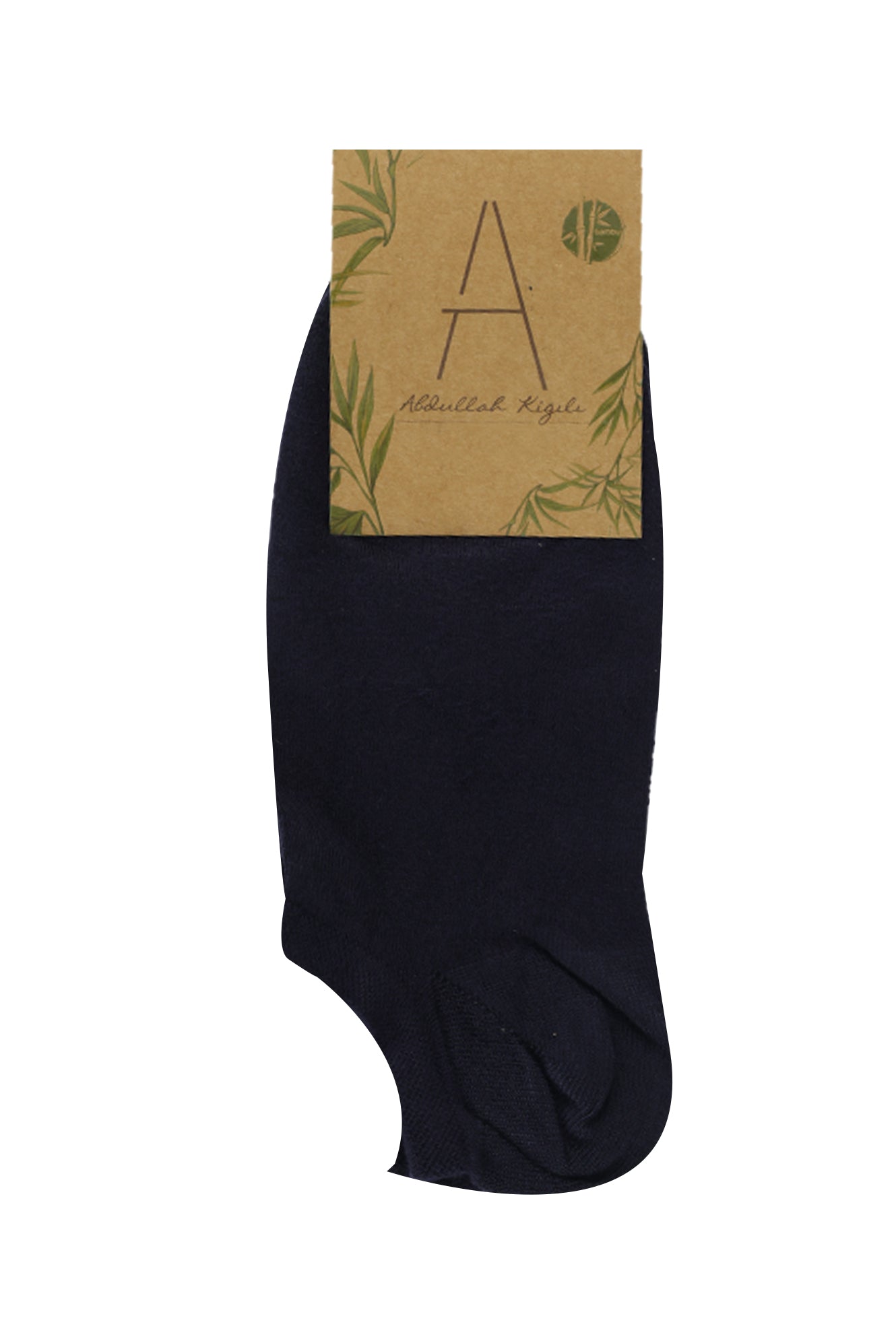 Orta Lacivert 2'li Bambu Çorap Seti