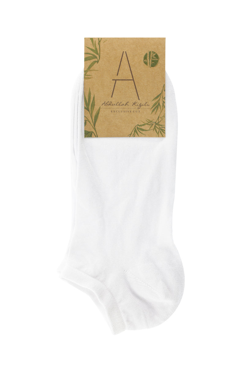 Beyaz 2'li Bambu Çorap Seti