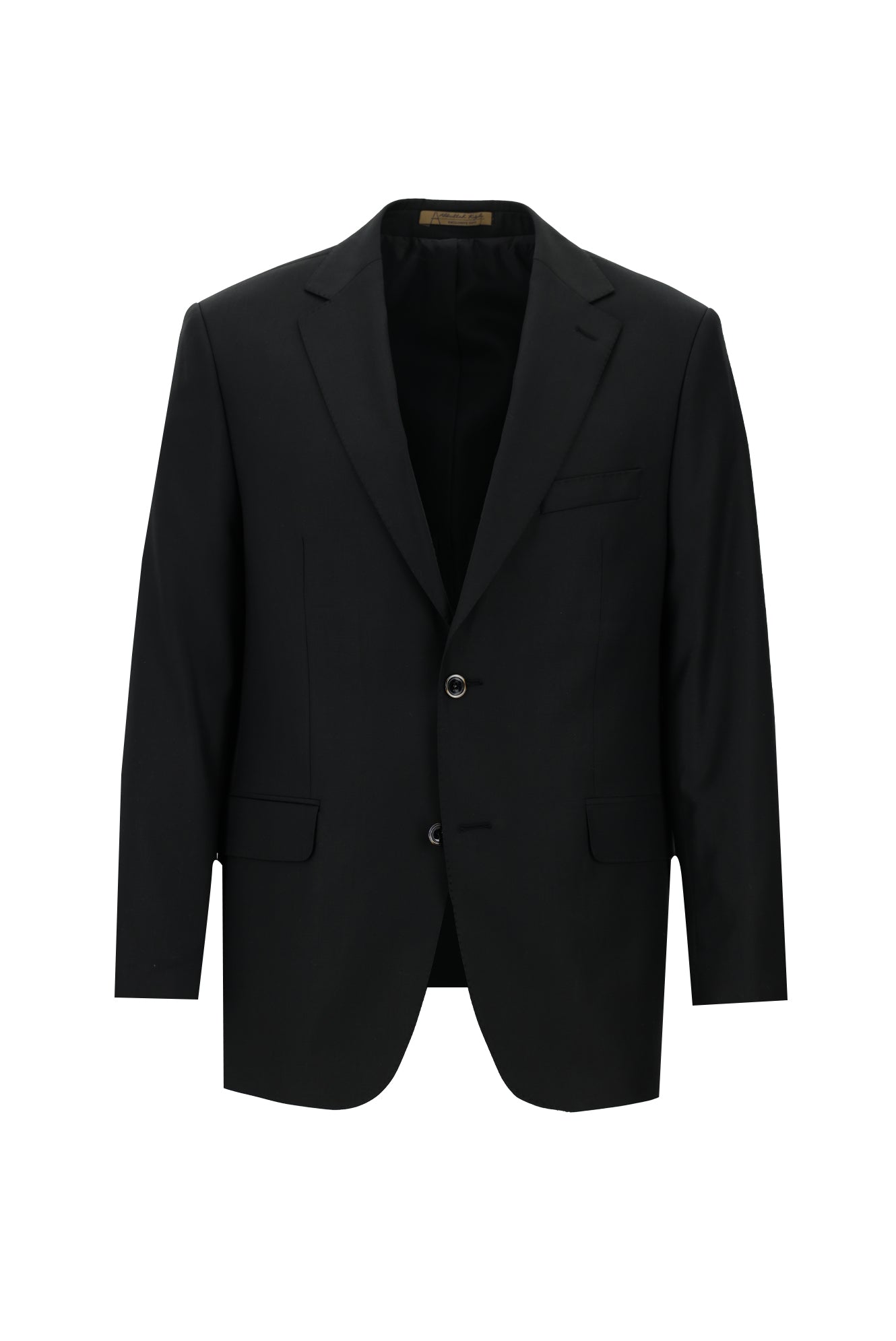 Siyah Slim Fit Dar Kesim Klasik Yün Takım Elbise