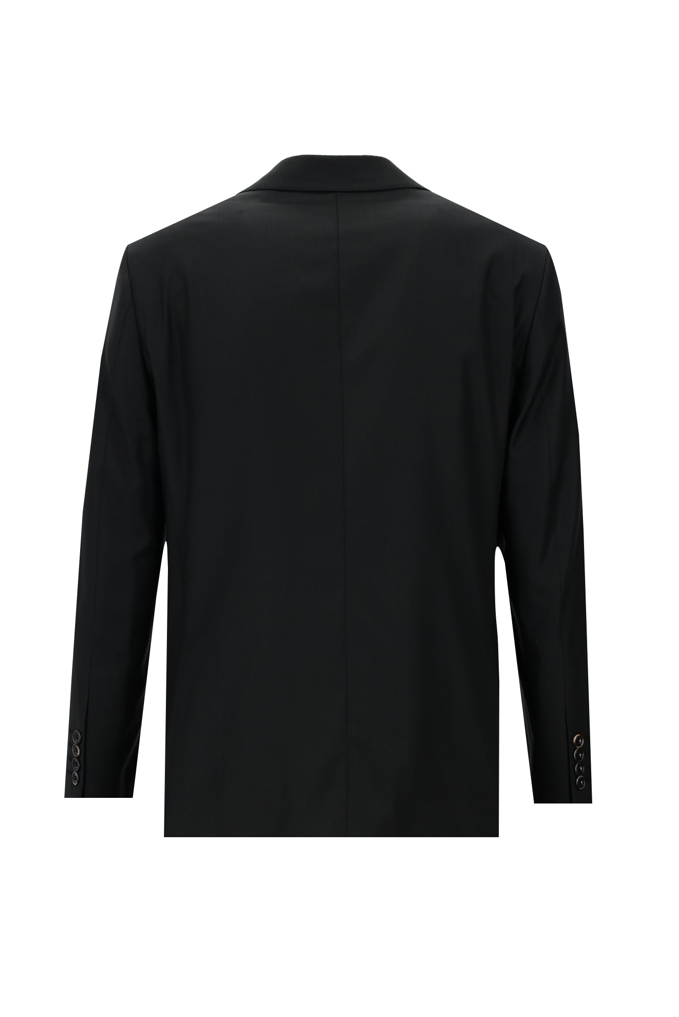 Siyah Slim Fit Dar Kesim Klasik Yün Takım Elbise