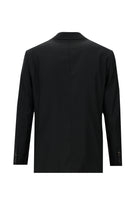 Siyah Slim Fit Dar Kesim Klasik Yün Takım Elbise