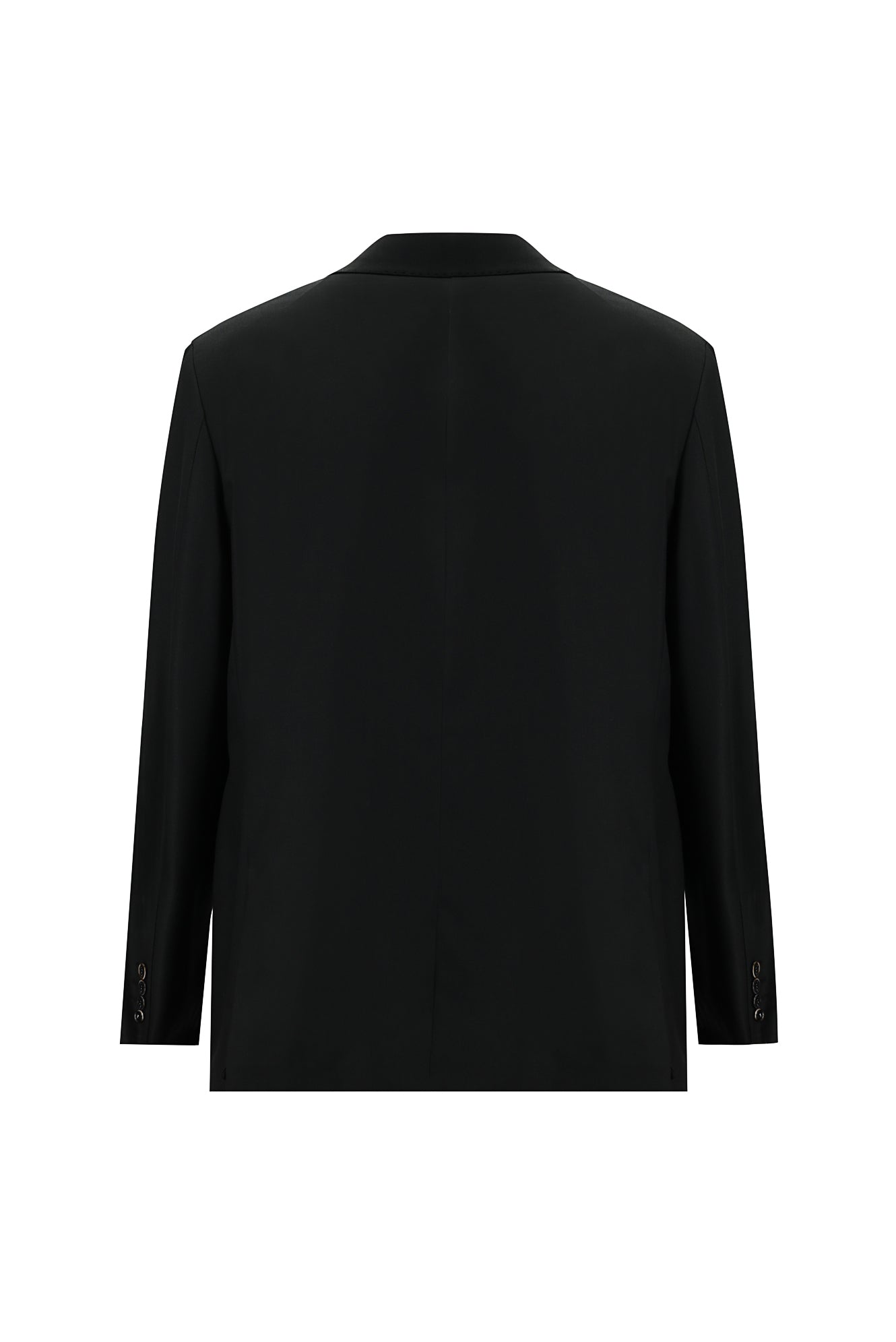 Siyah Slim Fit Dar Kesim Klasik Yün Takım Elbise