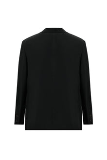 Siyah Slim Fit Dar Kesim Klasik Yün Takım Elbise