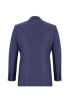 Aç?k Lacivert 8 Drop Long Slim Fit Uzun Dar Kesim Yünlü Tak?m Elbise-Abdullah Ki??l?