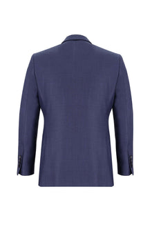 Aç?k Lacivert 8 Drop Long Slim Fit Uzun Dar Kesim Yünlü Tak?m Elbise-Abdullah Ki??l?