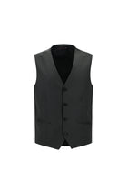 Siyah Slim Fit Dar Kesim Kombinli Yelekli Takım Elbise