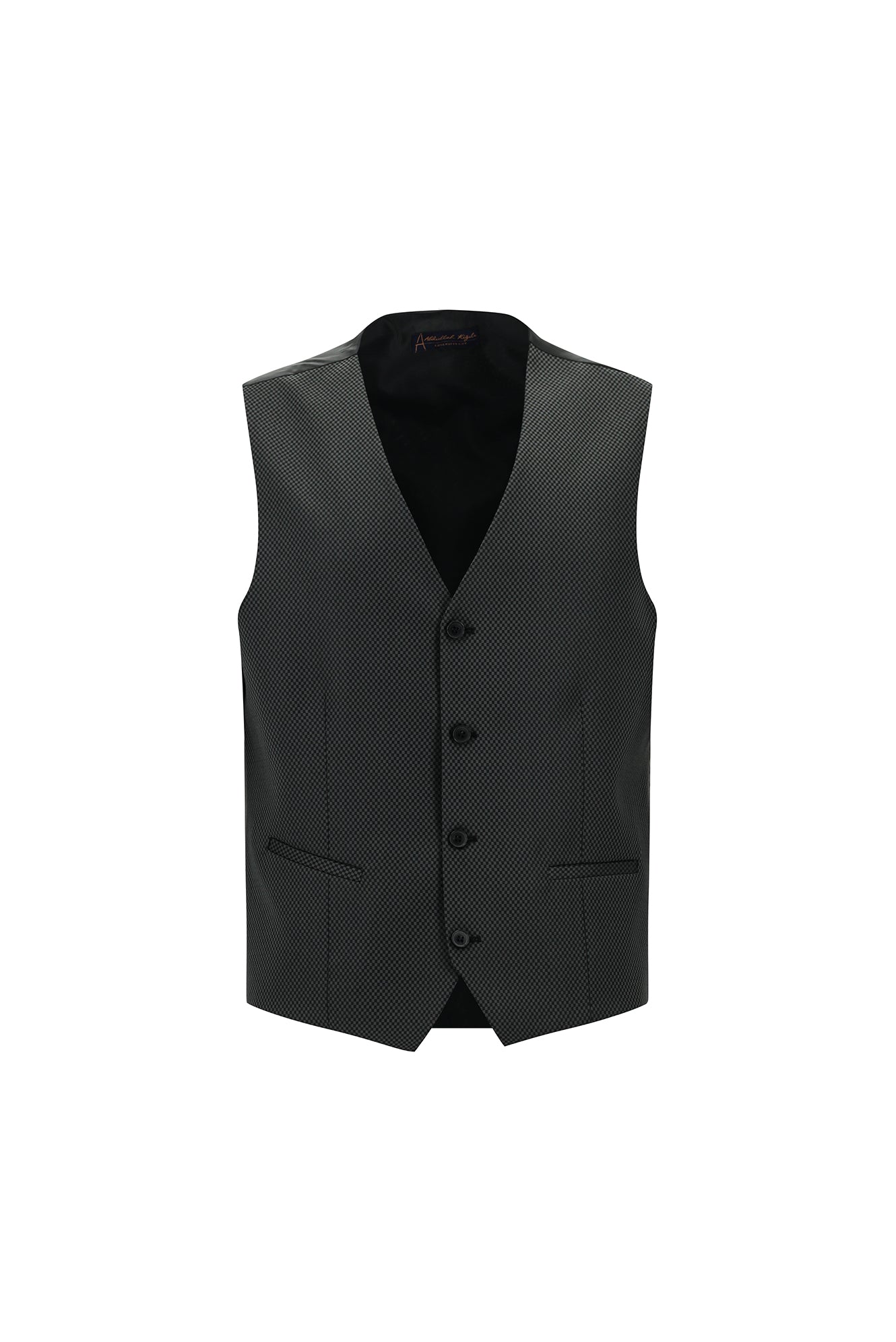 Siyah 6 Drop Regular Fit Standart Kesim Kombinli Yelekli Tak?m Elbise-Abdullah Ki??l?