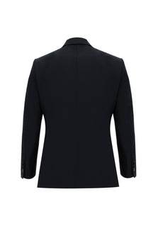 Siyah 7 Drop Slim Fit Dar Kesim Yünlü Tak?m Elbise-Abdullah Ki??l?