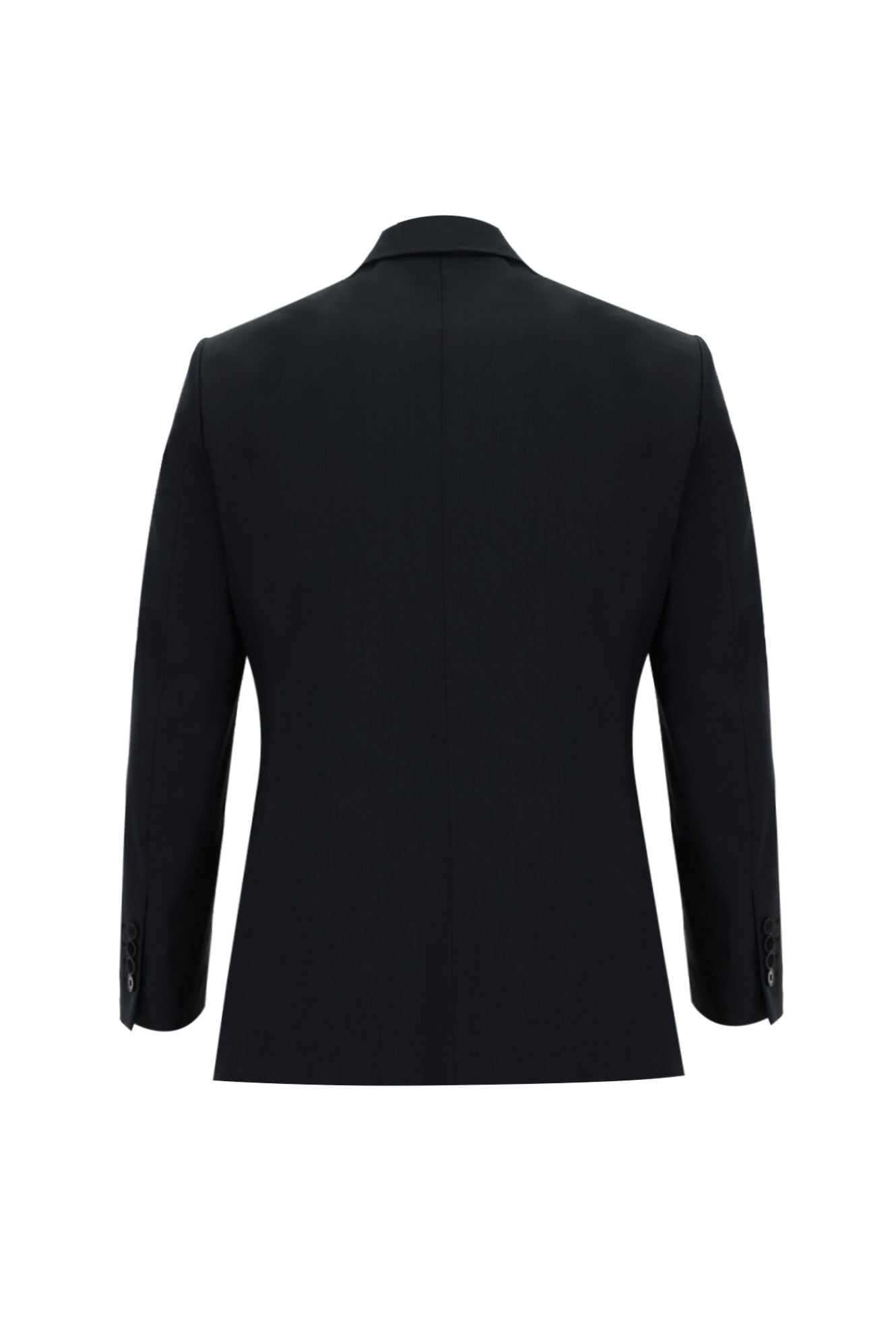 Siyah Slim Fit Dar Kesim Yünlü Klasik Takım Elbise