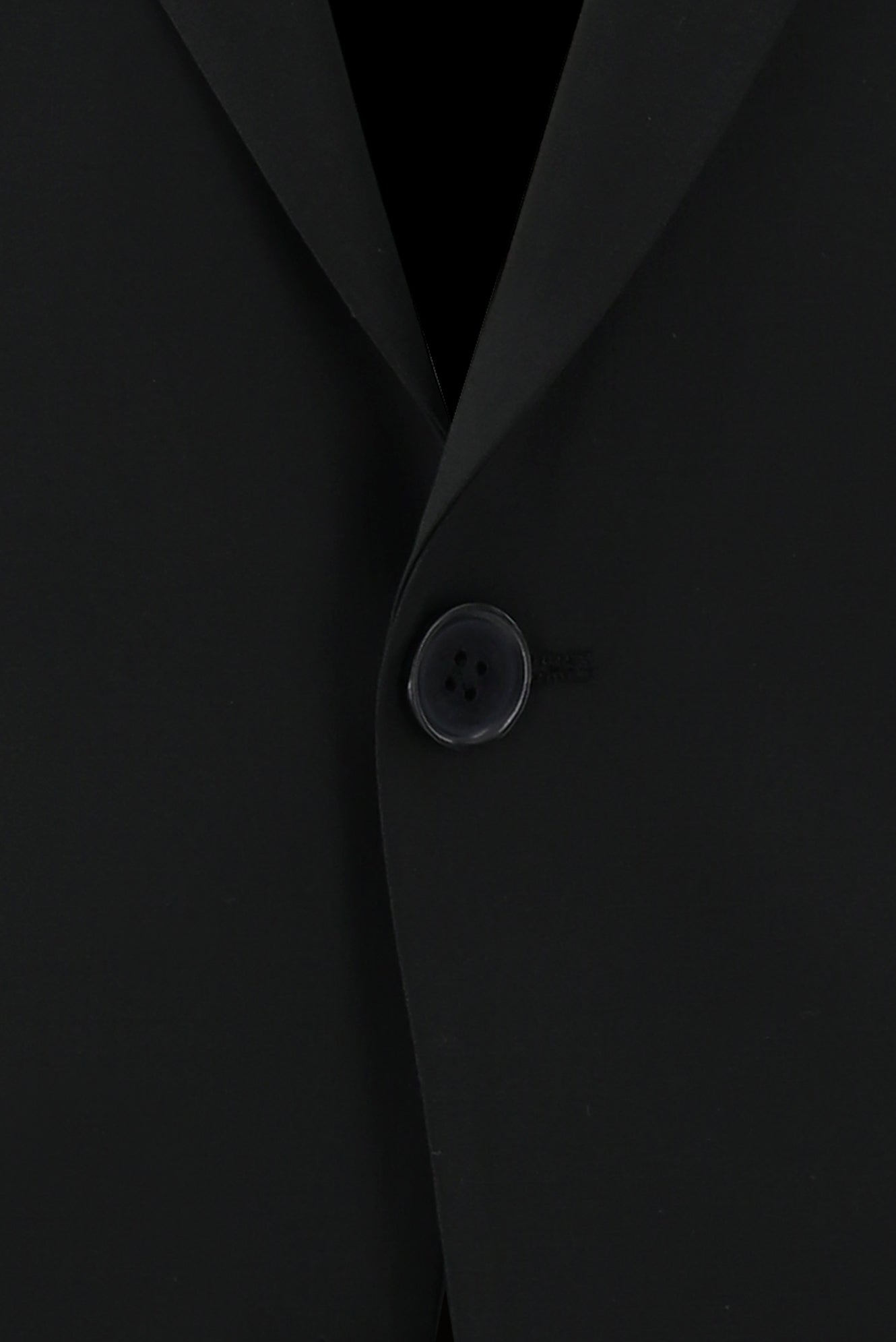 Siyah Slim Fit Dar Kesim Yünlü Klasik Takım Elbise