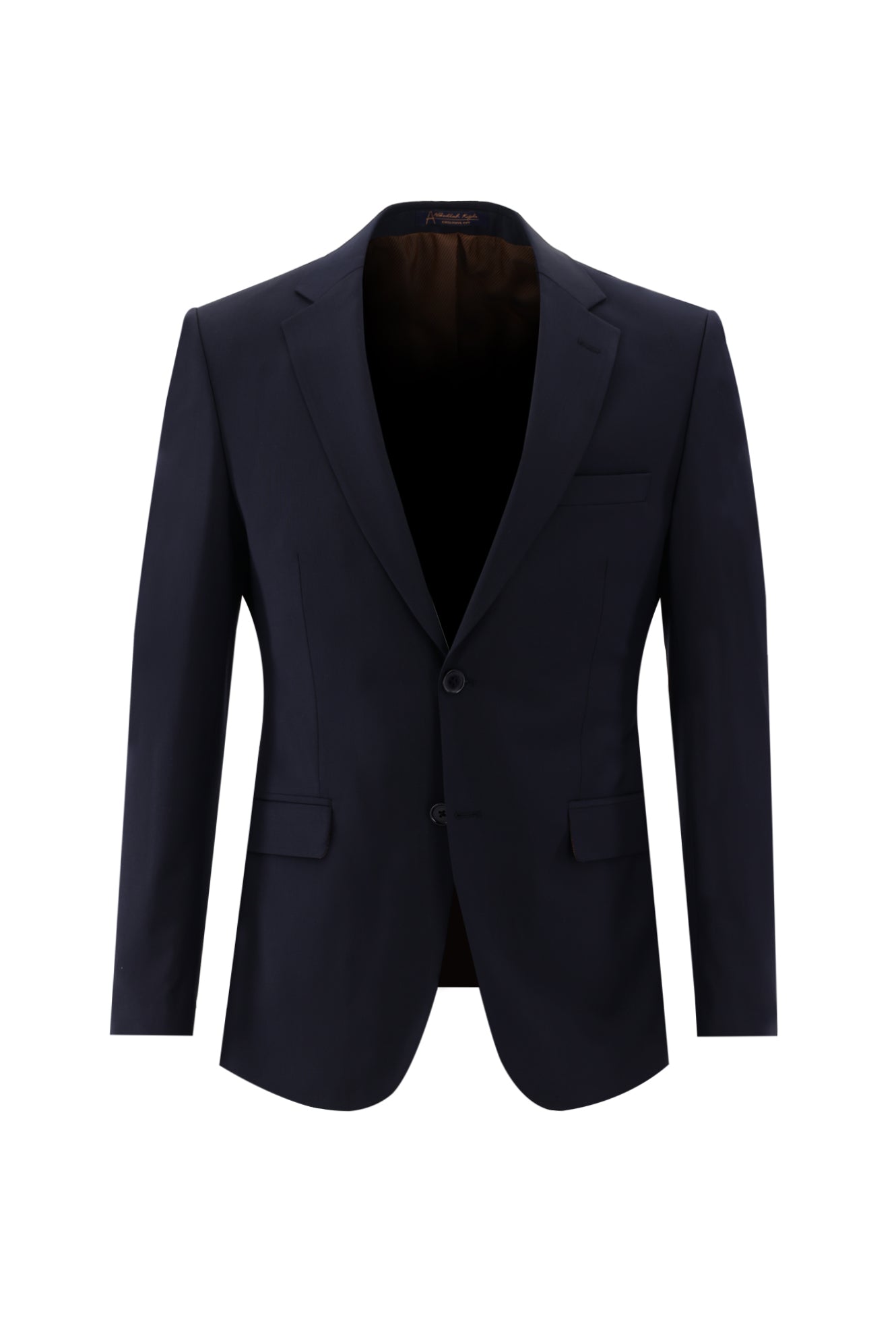 Koyu Lacivert Relaxed Fit Rahat Kesim Yünlü Takım Elbise