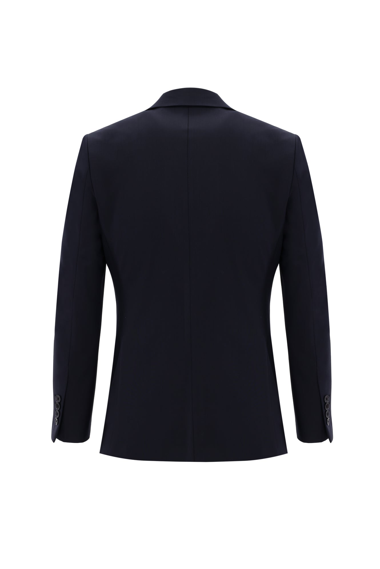 Koyu Lacivert Relaxed Fit Rahat Kesim Yünlü Takım Elbise