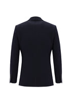 Koyu Lacivert Relaxed Fit Rahat Kesim Yünlü Takım Elbise