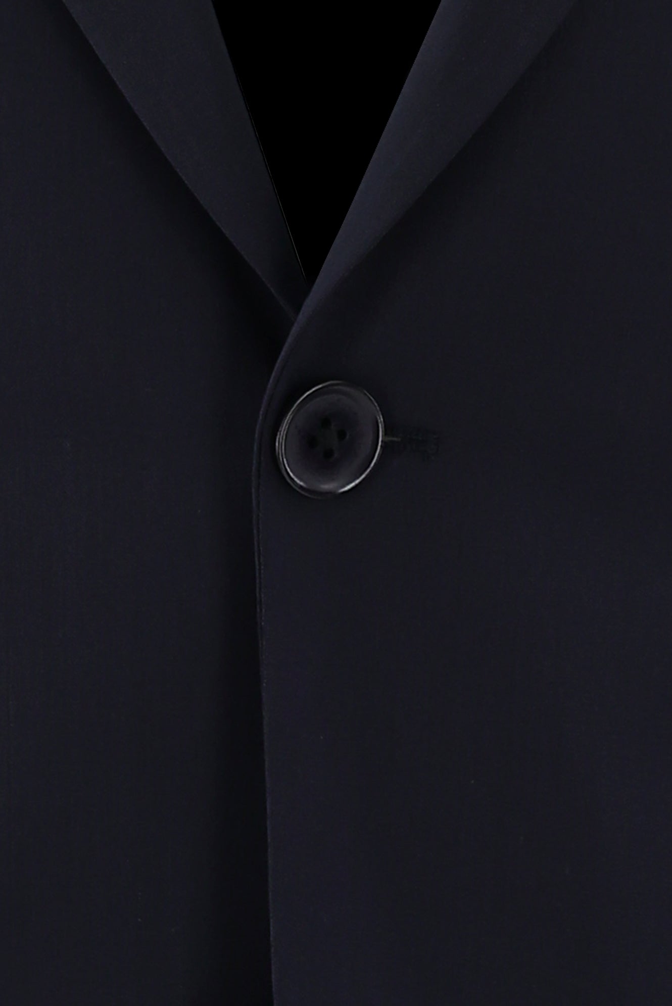 Koyu Lacivert Slim Fit Dar Kesim Yünlü Takım Elbise