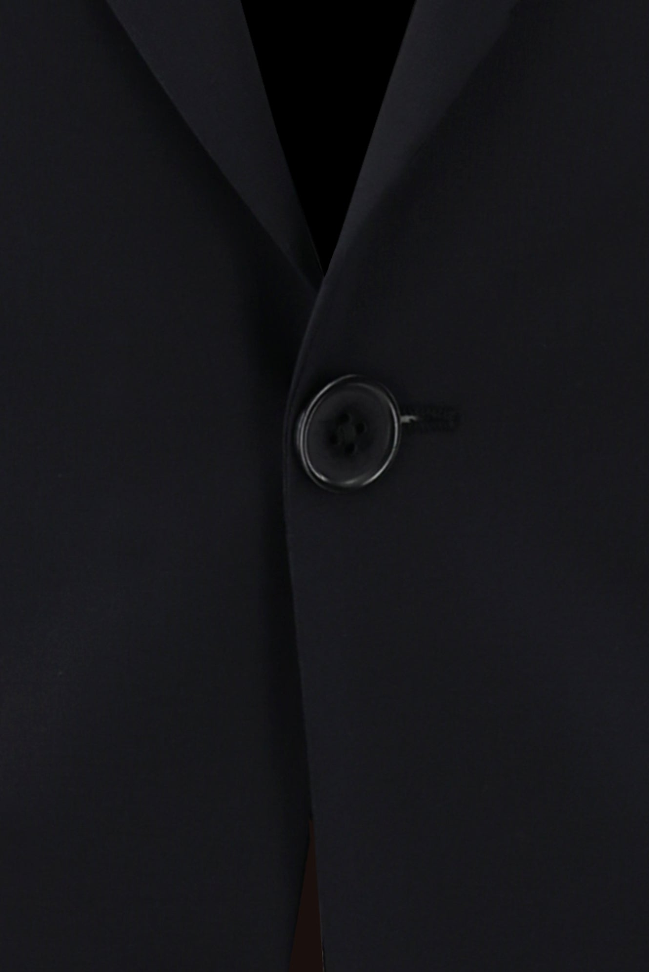 Siyah Lacivert Slim Fit Dar Kesim Yünlü Takım Elbise