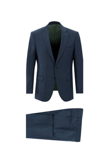 Petrol Yeşili 6 Drop Regular Fit Standart Kesim Yünlü Takım Elbise