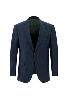 Petrol Yeşili Regular Fit Yünlü Klasik Takım Elbise