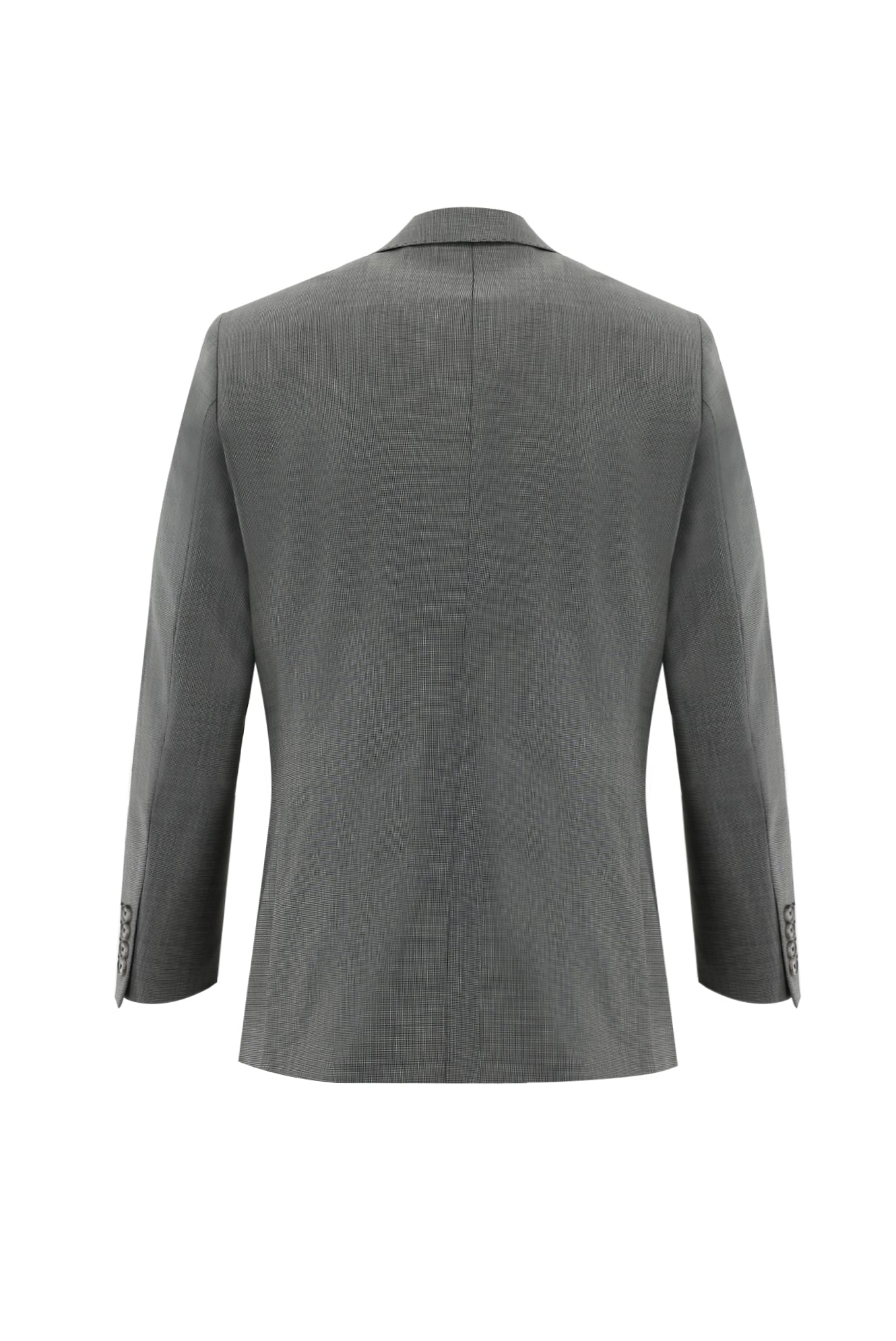 Açık Gri Regular Fit Yünlü Klasik Takım Elbise