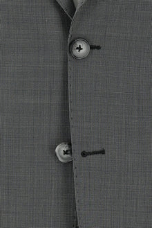 Açık Gri Regular Fit Yünlü Klasik Takım Elbise