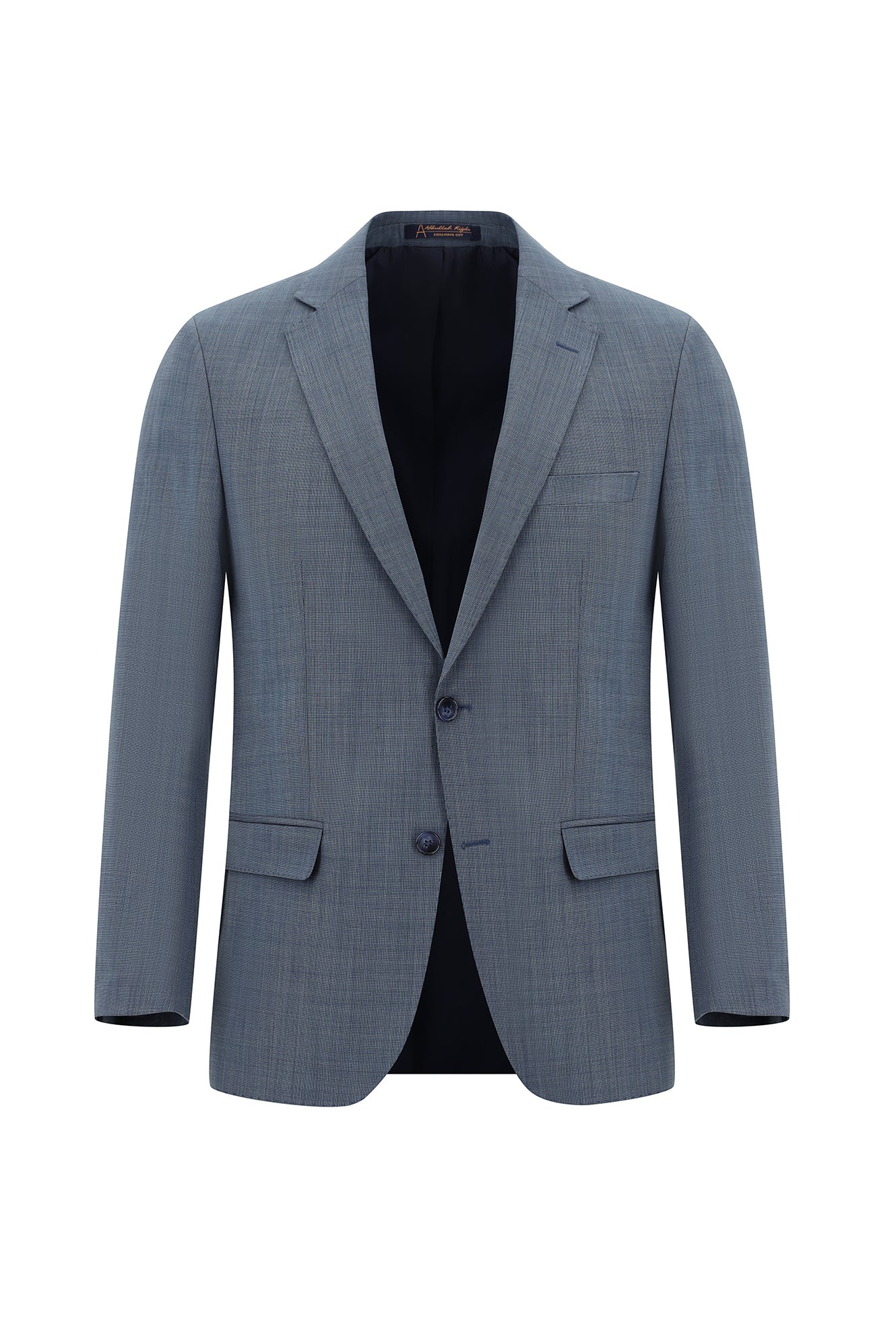 Mavi Slim Fit Dar Kesim Yünlü Klasik Takım Elbise