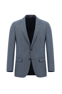 Mavi 7 Drop Slim Fit Dar Kesim Yünlü Tak?m Elbise-Abdullah Ki??l?
