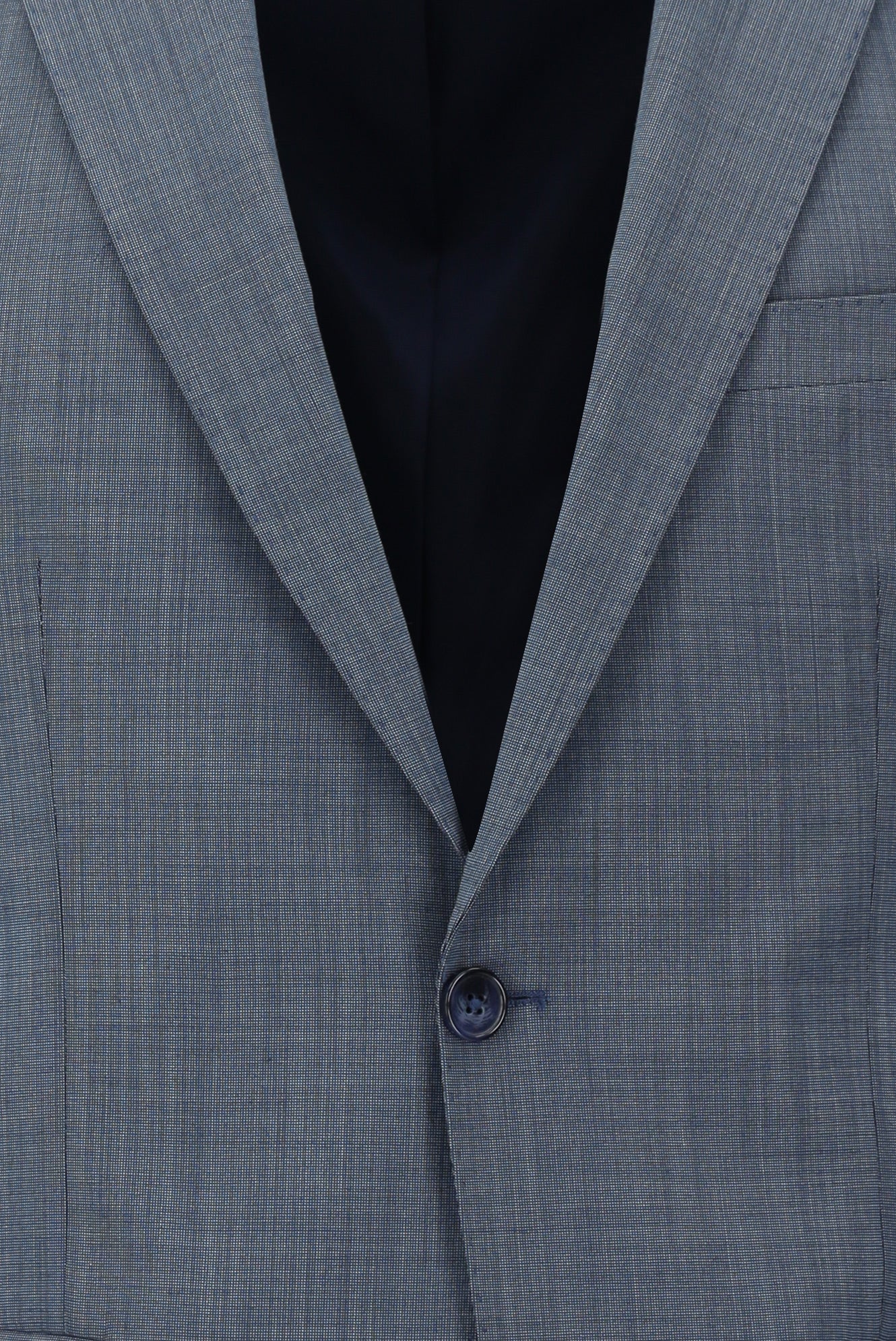 Mavi Slim Fit Dar Kesim Yünlü Klasik Takım Elbise