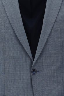 Mavi Slim Fit Dar Kesim Yünlü Klasik Takım Elbise