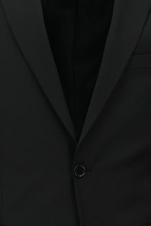 Siyah 7 Drop Slim Fit Dar Kesim Yünlü Tak?m Elbise-Abdullah Ki??l?